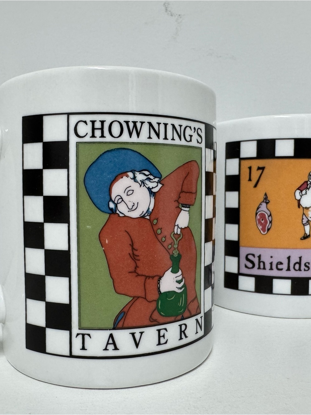 Colonial Williamsburg Hand-decorated Tavern Mugs - Picture 5 of 6